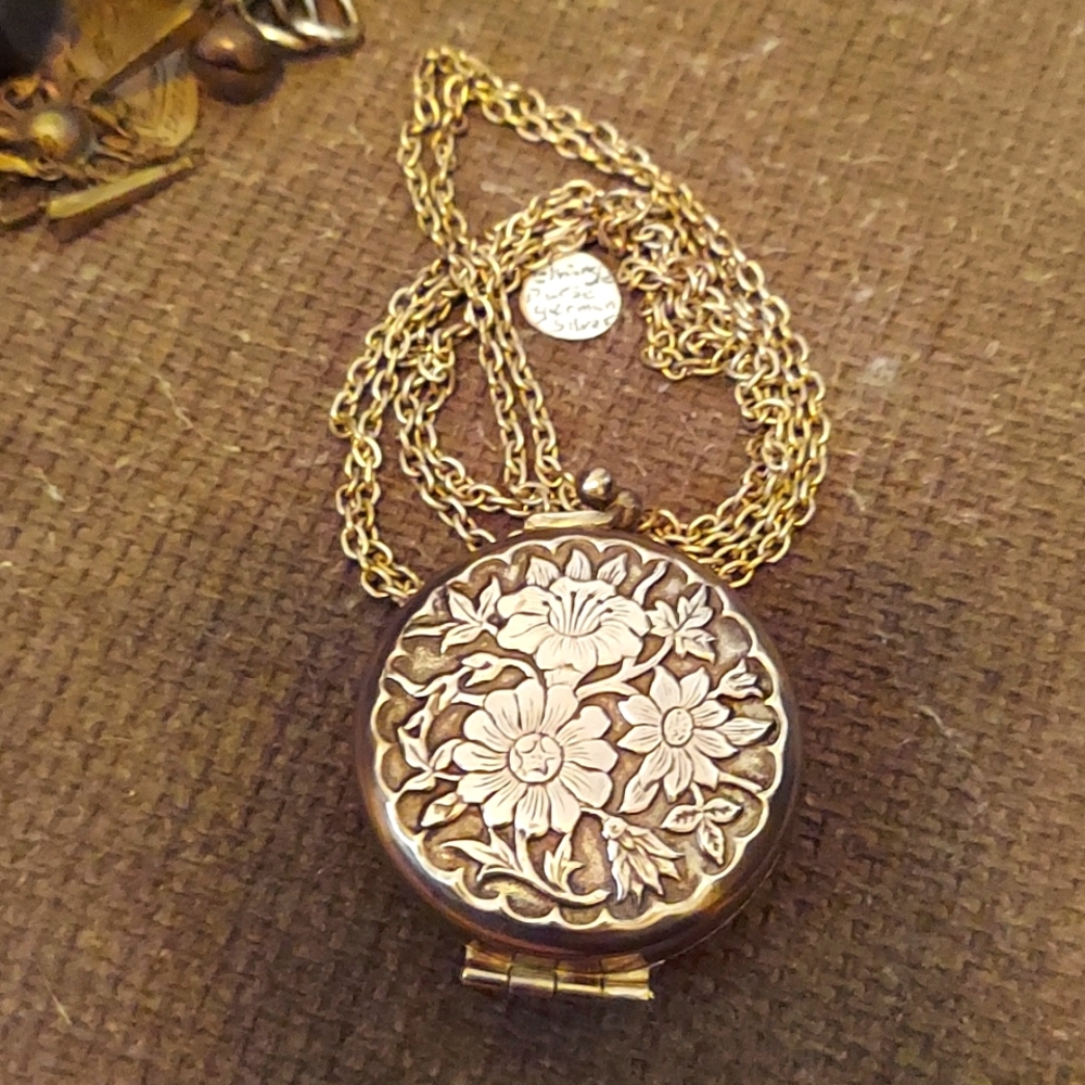 Antique Vintage Coin Purse Necklace
